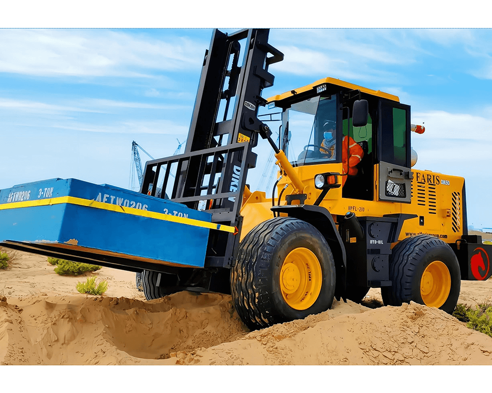 4x4 Rough Terrain Forklift-Ariticulated